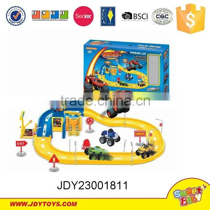 Hot plastic DIY Parking toys,education toys,2016 new play toys set