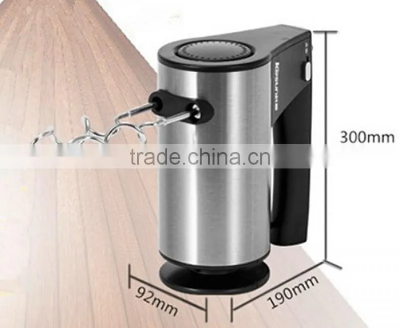 brushed stainless steel flour dough mixer, hand blender, food mixer, food processor, Cake mixer dough mixer