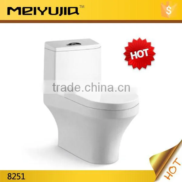 Saving water model bathroom siphoic one piece toilet