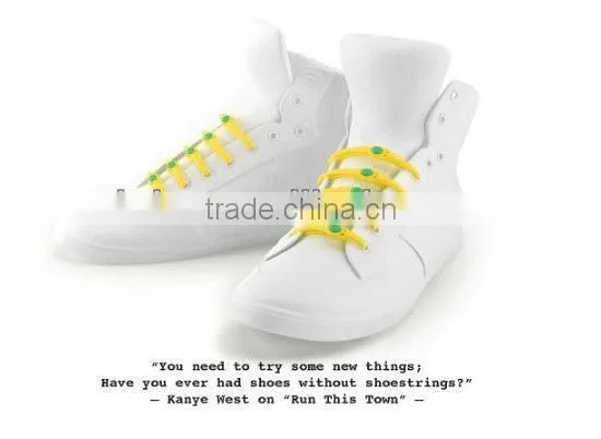 2013 newest design silicone LED shoelace