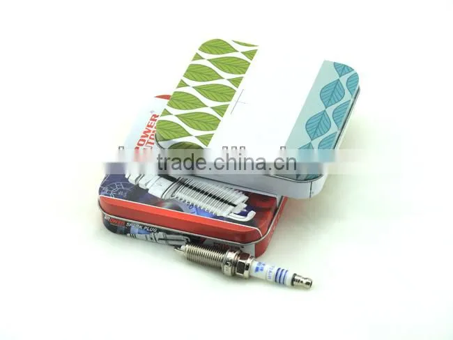 Square china metal boxes manufacturer for spark plugs