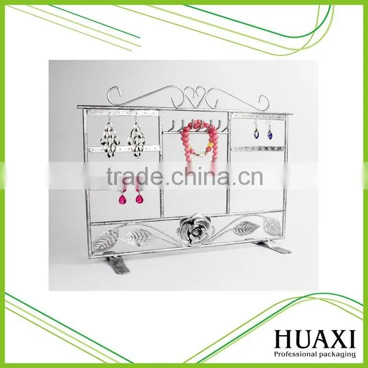 Metal jewelry stand Laser cut metal jewelry holder for earrings