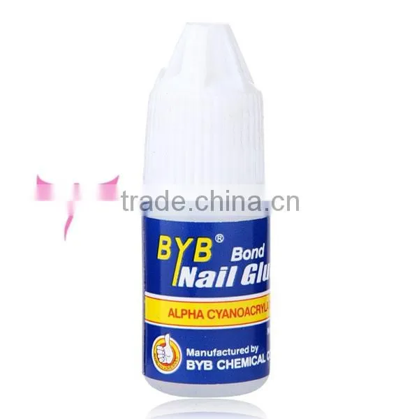 Hot wholesale 3g BYB nail glue