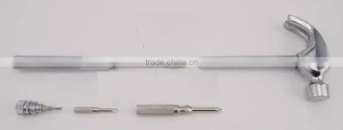 4-in-1 mutil-function mini screwdriver with hammer