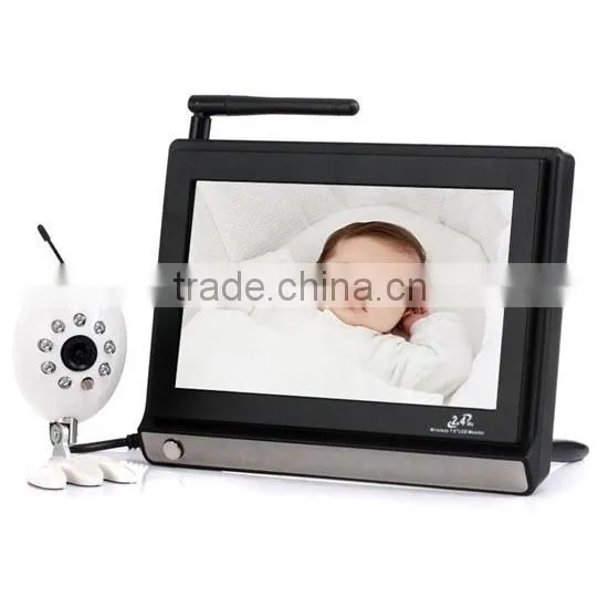 2.4GHz Wireless 7.0" LCD Video Baby Monitor with IR Night Vision Surveillance Camera