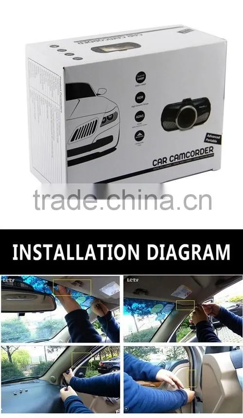 Ambarella A12 2.7 Inch 2560*1440p 170 Degree ADAS Video Recorder Dash Cam
