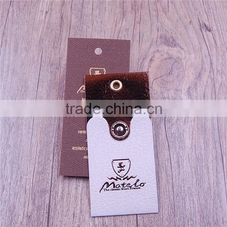 Wholesale custom printing paper string hang tags for handbags clothing t shirt
