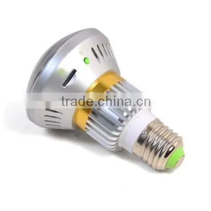 Mirror face Hidden Bulb Wifi Security DVR IP Camera factory price