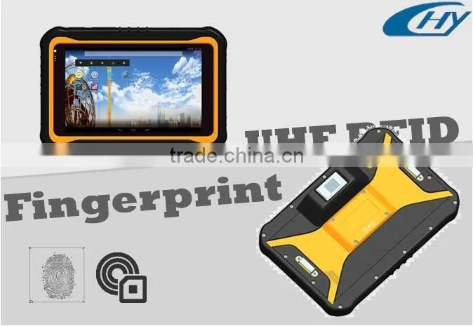 Android rugged 3G NFC RFID fingerprint reader tablet PC with free SDK