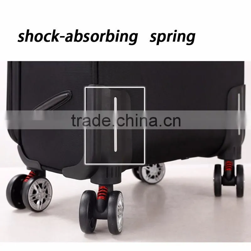 Spinner Caster PA Nylon Suitcase Material Spinner Soft Luggage With Cup Holder