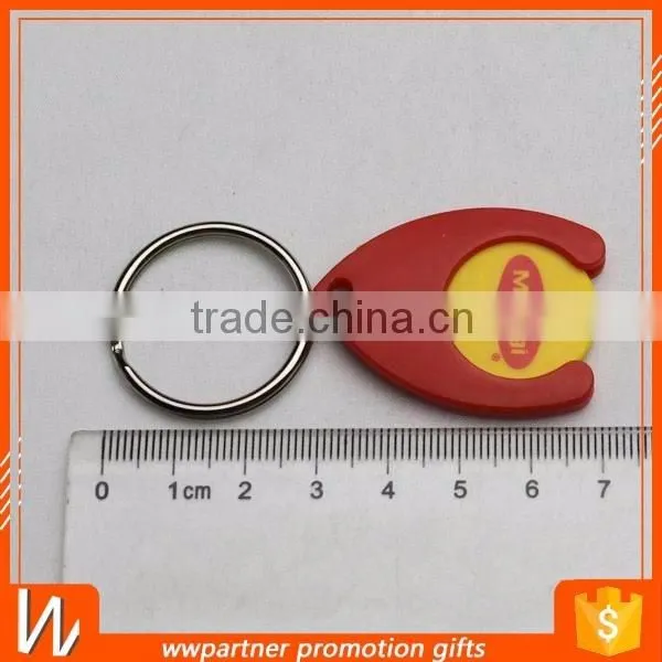 2.3 cm Your Custom Logo Plastic Token for Shopping Cart