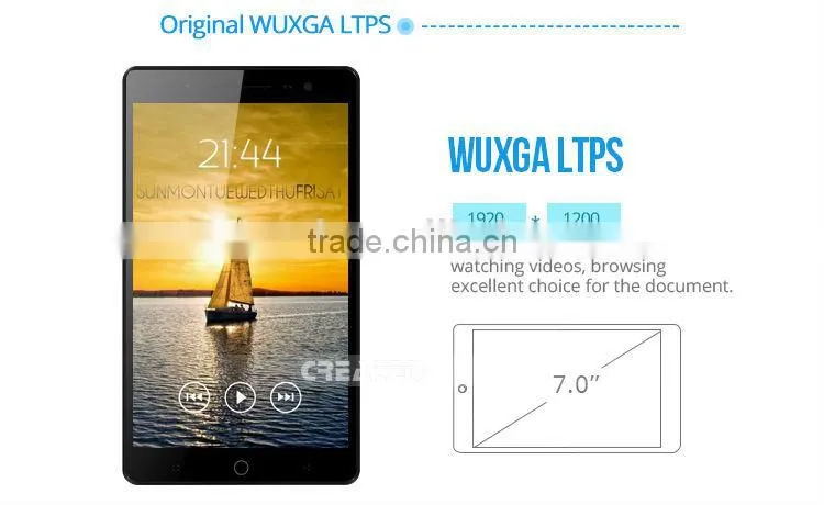 3500mAh powerful li-battery octa core android 7" tablet