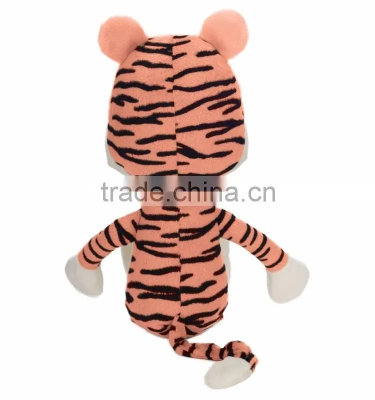 St sitting cute tiger toys hot anime cartoon animal talking plush toys