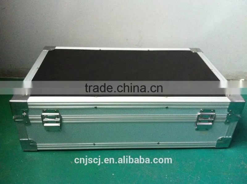 China Black ABS tool case,permanent protection very farm durable black ABS aluminum tool case with lock
