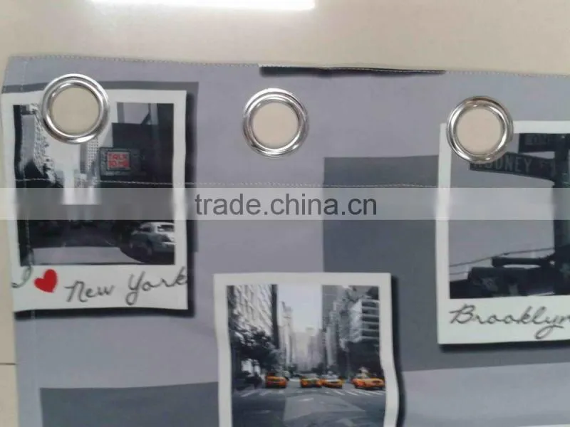New curtain microfiber curtain eyelet curtain
