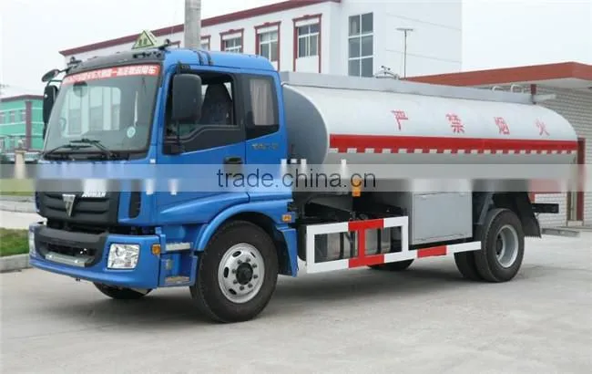 Aumen Auman mini oil truck Russia 16000 lit Litres Literes fuel tank truck