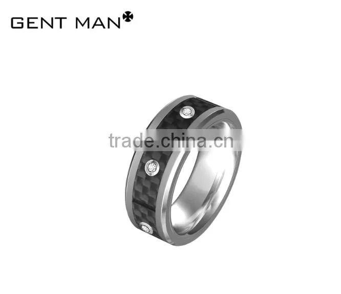 Fashion 8mm Titanium Rings Wedding Band carbon fiber titanium ring gay engagement rings