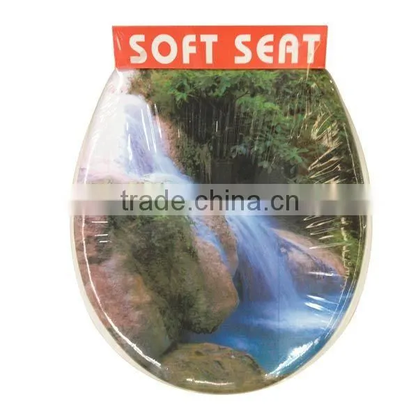 Scenery ocean design toilet seat cover