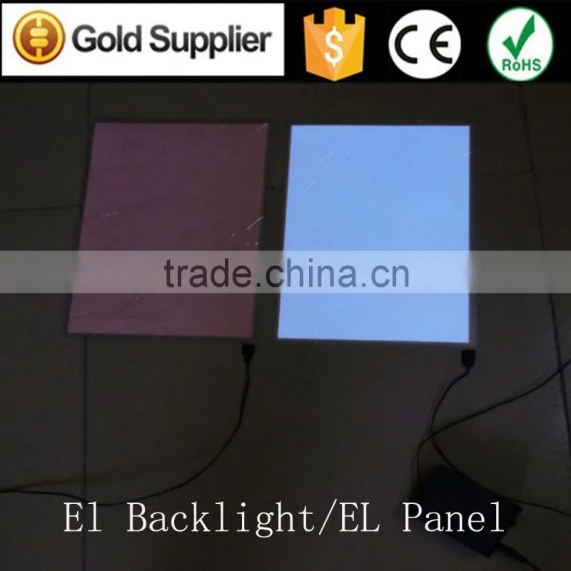 New Arrival Blue Light On White Color Off A4 EL Panel /EL Backlight/EL sheet