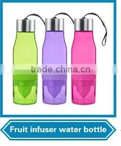 Customized tritan 600ml oem plastic sport tea bottles