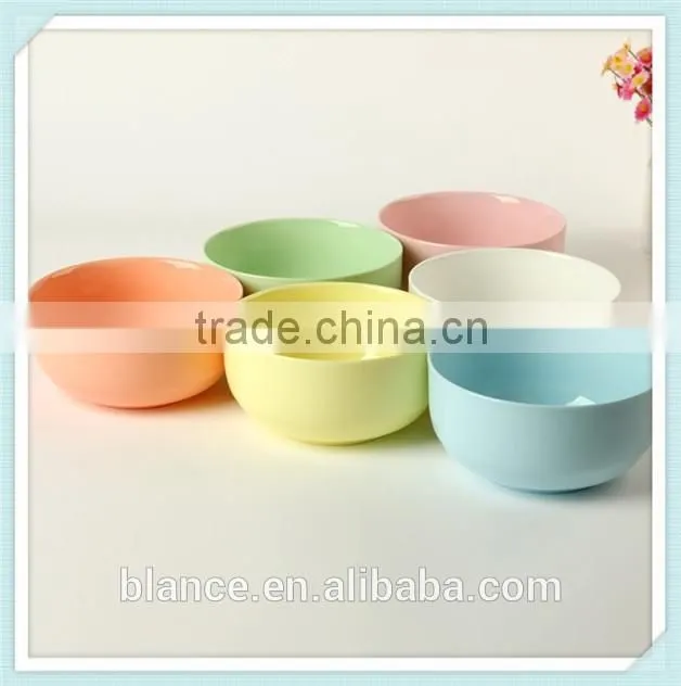 ceramic colorful bowl,ceramic dinner bowl without lid