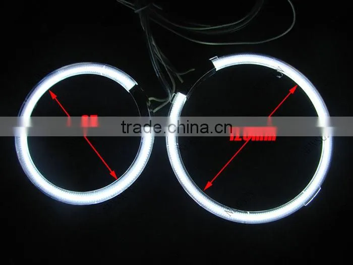 4 rings 95mm & 125mm ccfl angel eyes ring for car projector lens 8000k high brightness head lamp for F ord