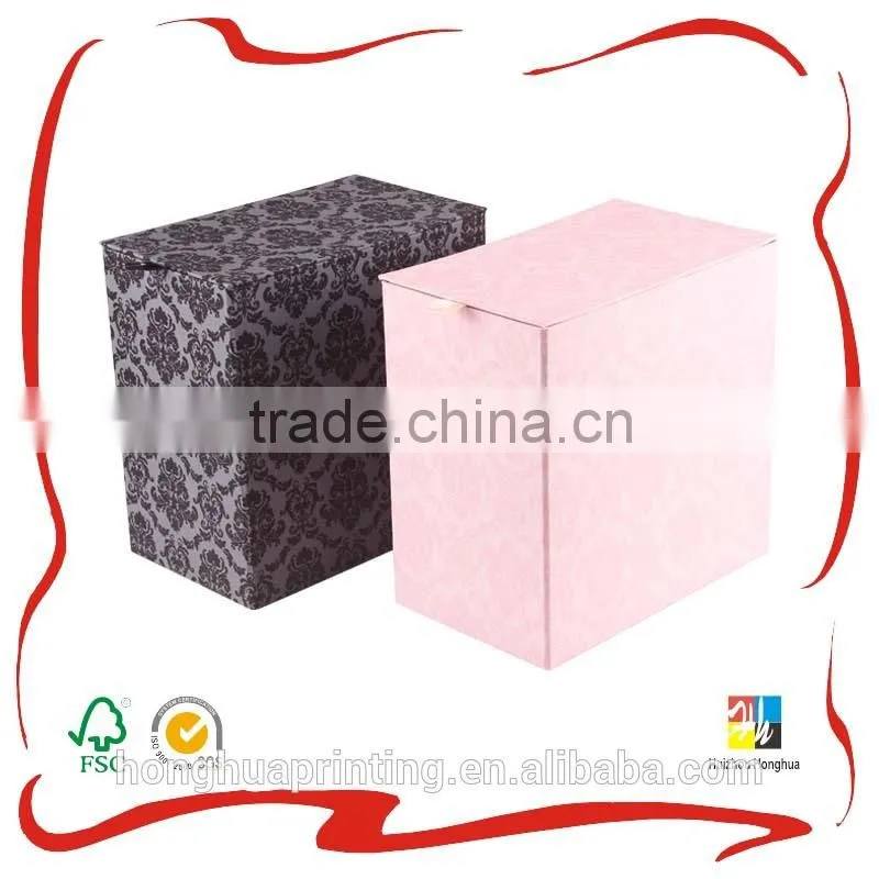 Non-woven Trapezoidal fabric cd storage box with grommet