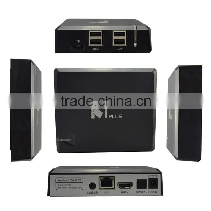 Amlogic S905 K1 Plus Android5.1 1GB Ram 8GB Flash KODI Fully Loaded Built-in Wifi K1 Plus Smart TV Box