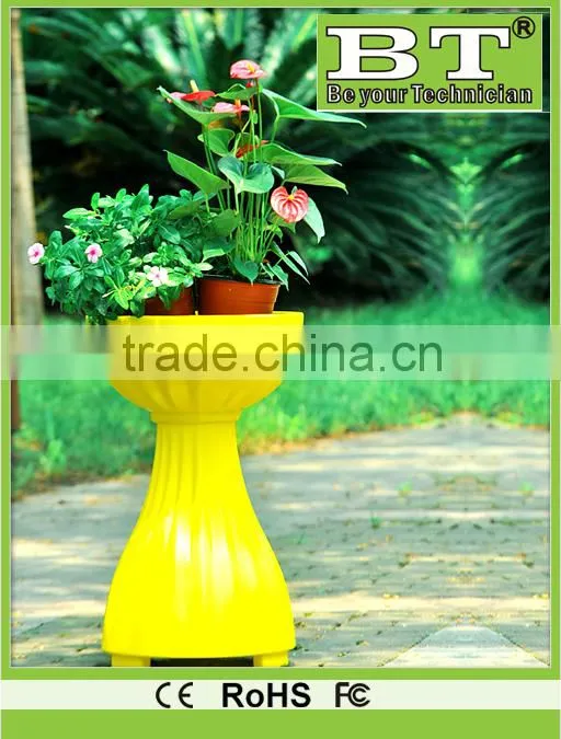 remote control led flower pots use in home and garden,plastic vase,