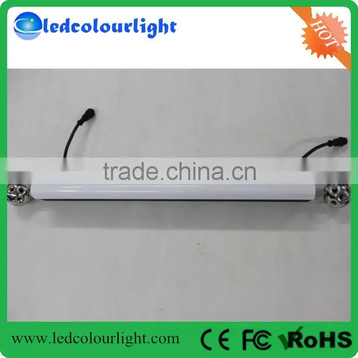 Factory price DMX512 RGB LED light bar with aluminium profile and milky diffuser