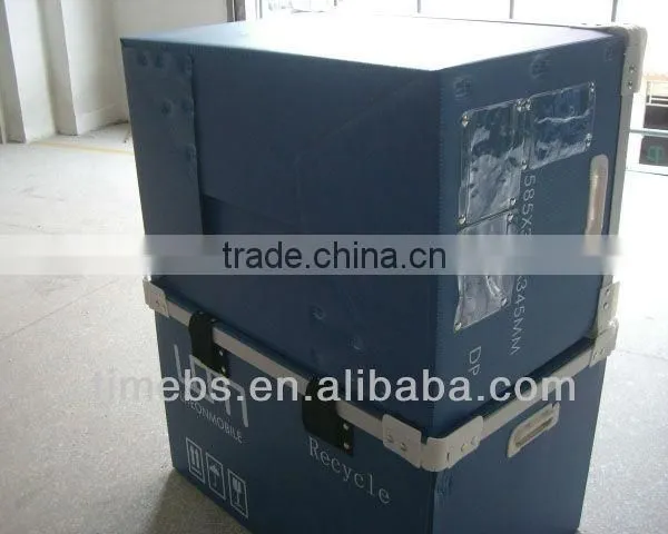 Corrugated plastic storage box