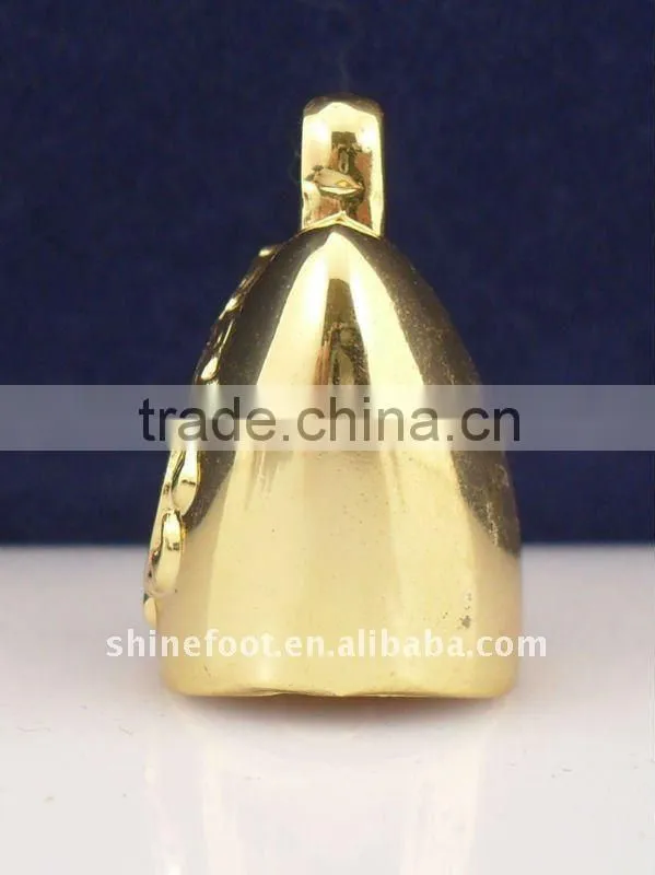 bell keychain with leather strap as promotional gifts A4-C07(A297)