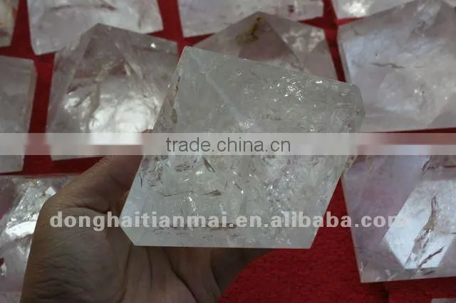Natural Clear QUARTZ Crystal HEALING Pyramid , Gifts