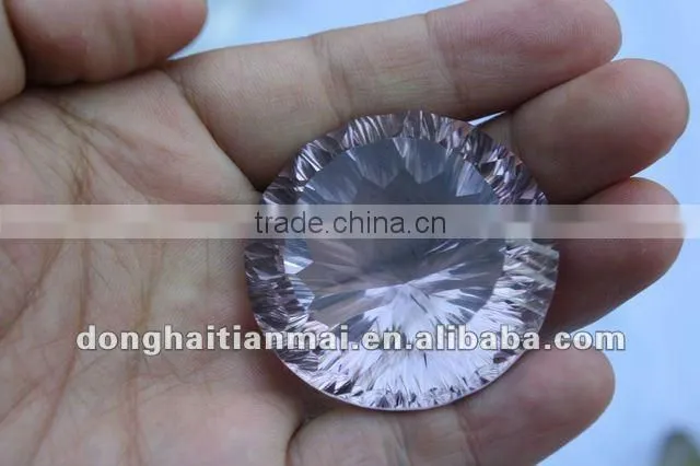 Natural PURPLE Multi-Faceted Quartz Rock Crystal Carved Crystal CRAFT DIMOND