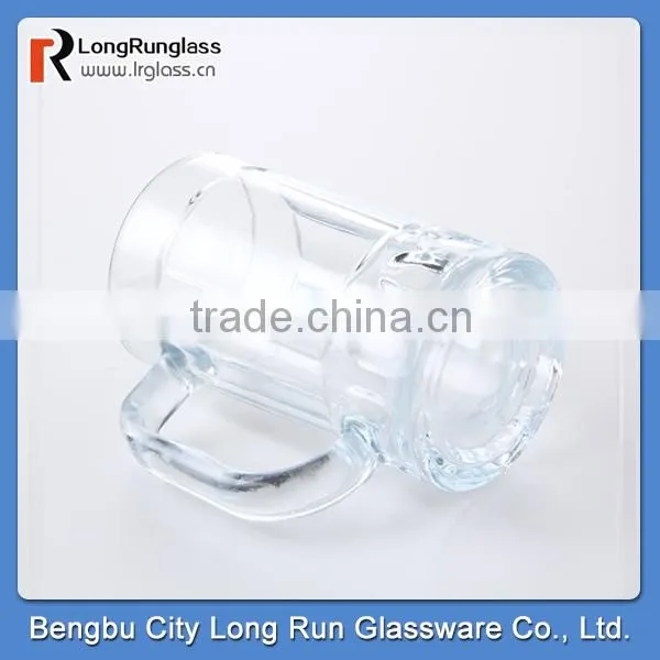 LongRun selling fast 414ml carlsberg glass beer cup large glass tumbler beer steins directly factory