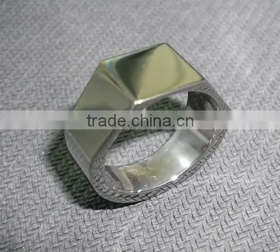 forged Titanium Ring, hand forged rings