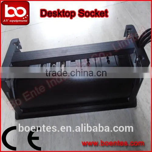 Conference Table Motorized Desktop Socket with AV Interface/Anchor Pop Up Box