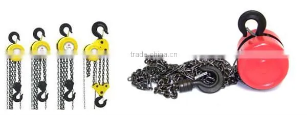 1 ton small link chain rope block pulley