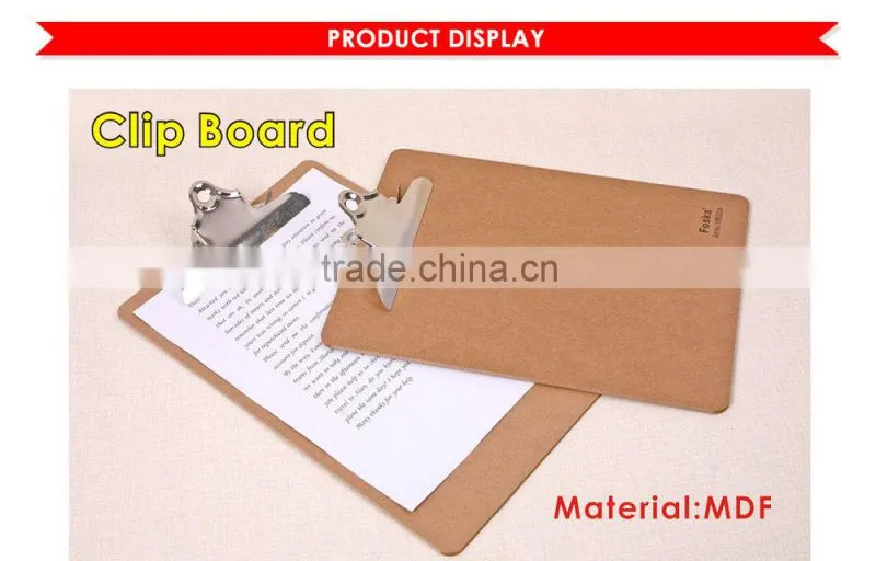 MDF A4/FC Clip Board/Stationery Writing Board