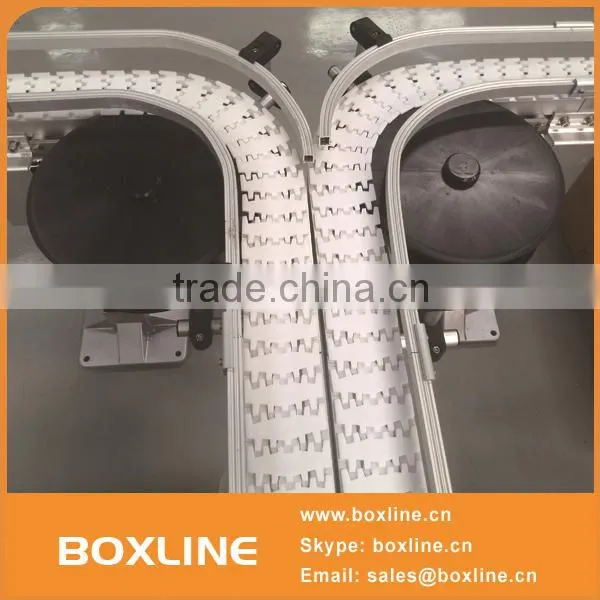 Modular plastic conveyor chain