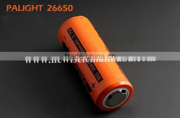 battery manufacturer PALIGHT BG 26650 4000 mAh 3.7V Li-ion Protected Battery