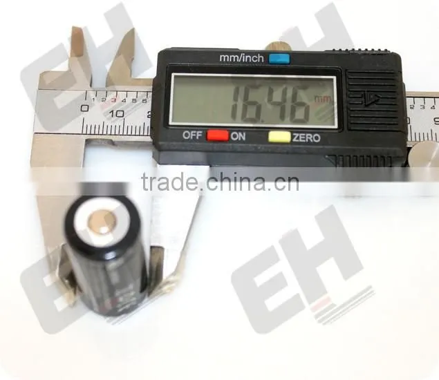 battery manufacturer Palight 16340 1000mAh 3.7V Rechargeable Battery black