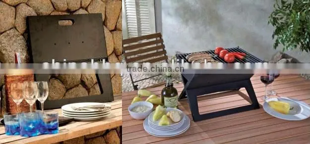 Foldable Tabletop Charcoal BBQ grill