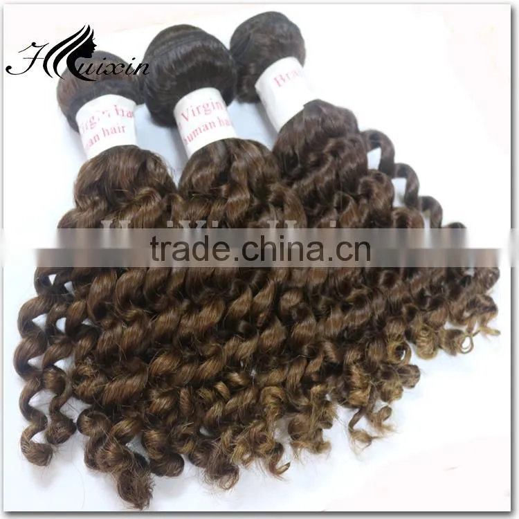 AAAAAA fast shippment high quality weaving color 4 virgin burmese hair