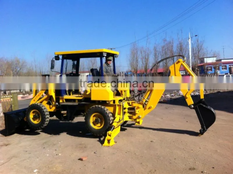 small hydraulic backhoe loader