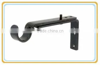 Extendable Metal Iron Curtain Rod Bracket For Window Decoration
