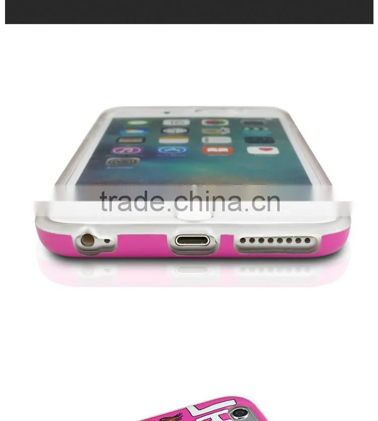 Fashion Girl Pattern phone case cover for iphone 6 plus