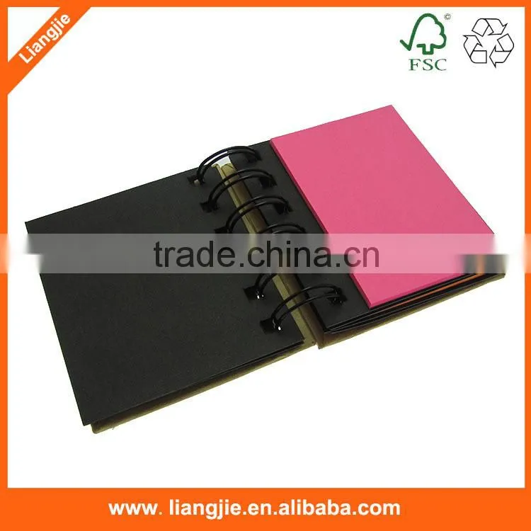Realistic design print green leaf shaped sticky note pad