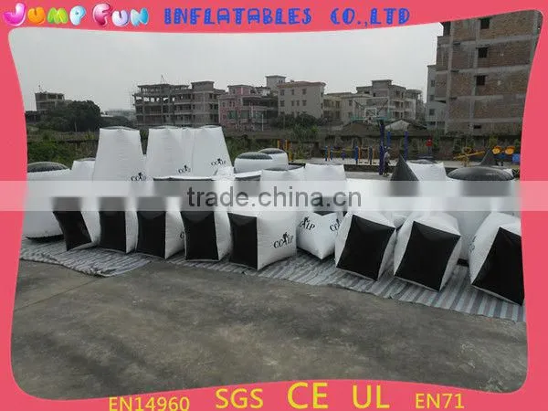 inflatable paintball bunker for shooting games