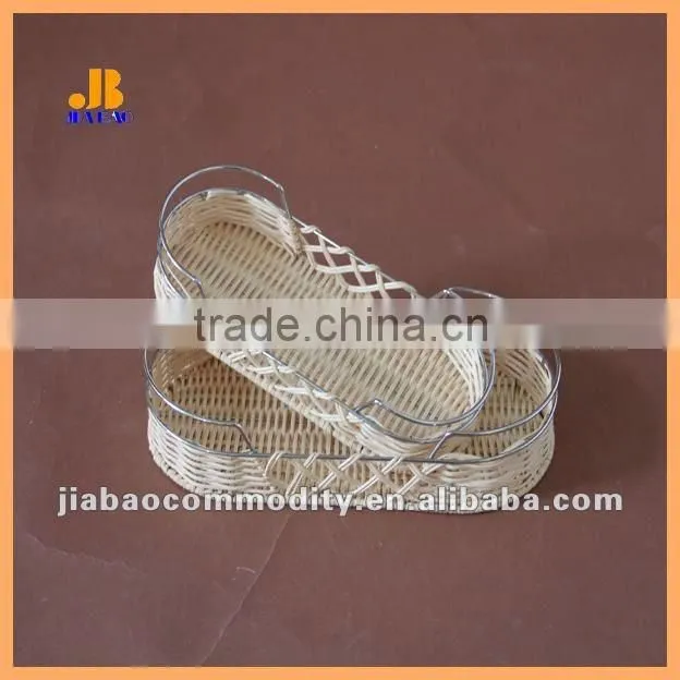 elegant wicker bread basket